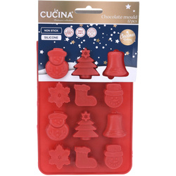 Csokoládé forma, pralinéhez, ünnepi minták, szilikon.