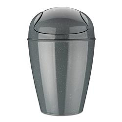 DEL M szemetes, 12 l, KOZIOL, újrahasznosított hamuszürke