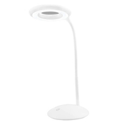 LED asztali lámpa nagyítóval, Ø 14,8 cm
