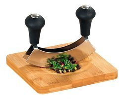 Fűszernövény-vágó bambusz deszkával, 2 az 1-ben, KESPER