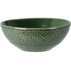 Kerámia tál hornyolt mintával, 650 ml