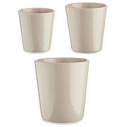 CONICAL kerámiakaspók készlet, 3 darab
