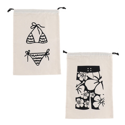 Utazási szervező fürdőruhához, 34 x 23 cm-es húzózsinórral