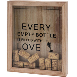 Fából készült táblácska, 20 x 25,5 cm, díszes felirattal.