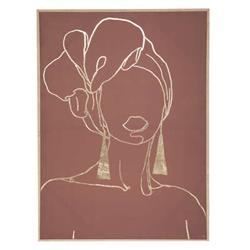 Fali poszter keretben Női portré, 60 x 80 cm