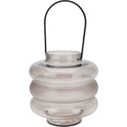 Üveg gyertyalámpa, 20 cm