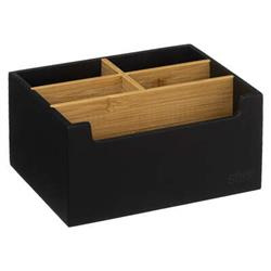 Bambusz kozmetikai tároló, 5 rekesz