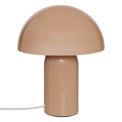 LITO gomba lámpa, magassága 24,5 cm, fém, bézs