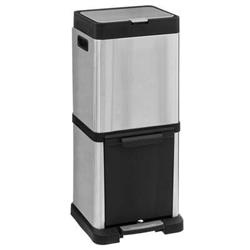 Kétkamrás torony típusú szemetes, 14 l + 20 l, magasság 78 cm