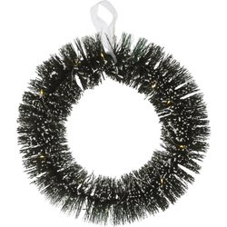 Karácsonyi koszorú LED világítással