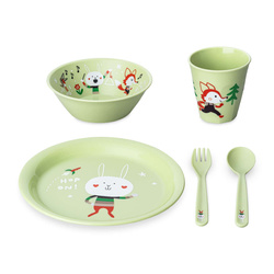 Gyermek étkészlet HOP ON AT HOME, 4 darabos, KOZIOL