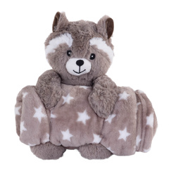 Polár takaró kabalával, 75 x 100 cm