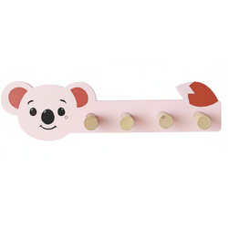 MINI ZOO gyerekszoba akasztó, 35,5 x 6,5 x 10 cm, koala