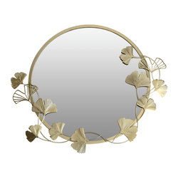 Kerek falitükör díszes kerettel SOL, Ø 50 cm