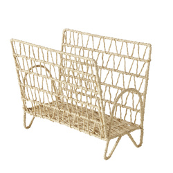 Fém és papírszövetből készült újságtartó CORDA, magassága 29 cm