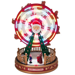 Forgó LED karácsonyi dísz, ördögi malom, 23 x 23 x 31 cm