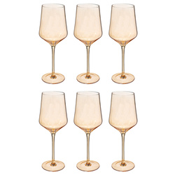 OLGA vörösboros poharak, 6 darab