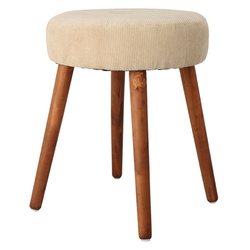 Puhat, kordbársony ülőfelületű puff, Ø 35 x 45 cm