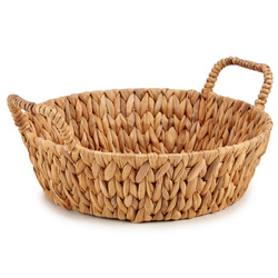 Díszes kosár füllel, 35 x 40 cm, vízi hínár