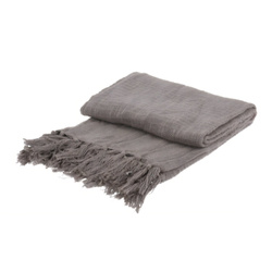 Ágytakaró rojtokkal, 130 x 170 cm