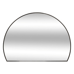 ALICE félkör alakú tükör előszobába, fémkeret, 90 x 65 cm, fekete