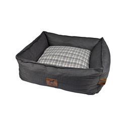 Négyzet alakú poliészter fekhely, 55 x 50 cm