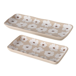 Kerámia virágtányérok, 13 - 15 cm, CANEA