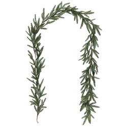 Dekoratív girland, fenyőágak, 275 cm