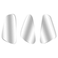 AIDAN, keret nélküli, szabálytalan formájú tükör, 3 darab