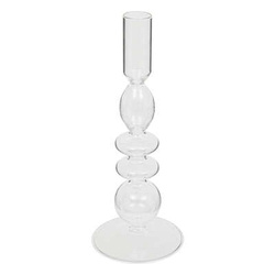 Üvegből készült gyertyatartó egy gyertyához, Ø 9 cm