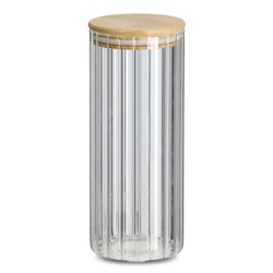 Bambuszfedeles GROOVES üveg, 1100 ml