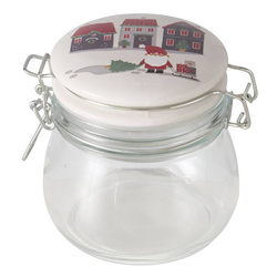 MONTI porcelán fedeles üveg, 450 ml