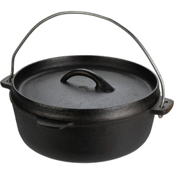 Öntöttvas grill edény, bogrács, Ø 20 cm