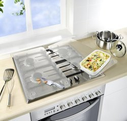 Üveg védőlapok a tűzhelyhez - 2 darabos készlet, WENKO, átlátszó