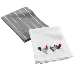 AUBERGE pamut konyharuhák, 50 x 70 cm, 2 db.