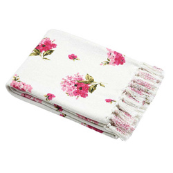 Pamut takaró virágmintával 125 x 150 cm