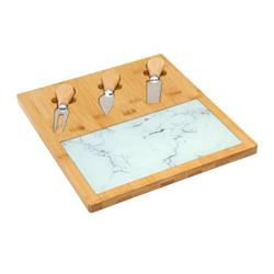 Sajttálca késekhez, 5 darabos, 30x28 cm