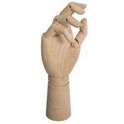 Fából készült kézmodell, 30 cm