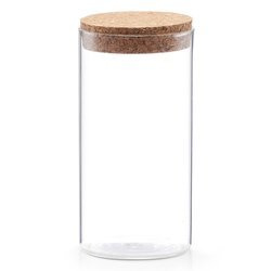 Üveg tárolóedény száraz élelmiszerekhez, konyhai tároló - 550 ml, ZELLER