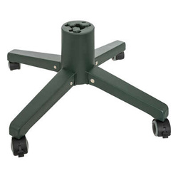 Fém karácsonyfa állvány kerekekkel, 20 x 54 cm