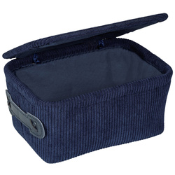 ANELA fürdőszobai kosár fedéllel, 14 x 19 cm, WENKO