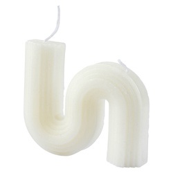 Hullámformájú díszgyertya ARTY