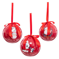 Papírból készült karácsonyfadíszek gyerekeknek, Ø 7,5 cm