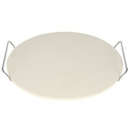 Pizza- és kenyérsütő kő + fém tálca a tálaláshoz