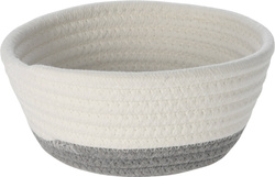 Tároló kosár, pamut, 18 x 8 cm