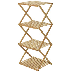 Bambusz fürdőszobai polc, 4 szint, 40 x 45 x 75 cm