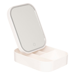 LED 2 az 1-ben kozmetikai tükör LUMI doboz, 19,8 x 15 x 6 cm