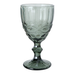 AURORA borospohár, zöld üveg, 300 ml