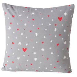 Dekoratív párna apró mintával ANELLA, 45 x 45 cm