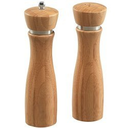 Borsőrlő és sótartó, bambusz, 2 darab, KESPER